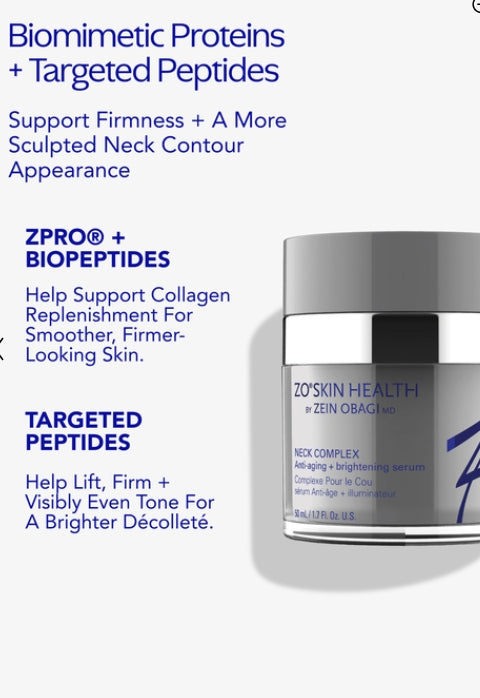 Zo Skin Health Neck Complex Anti-Aging + Brightening Serum